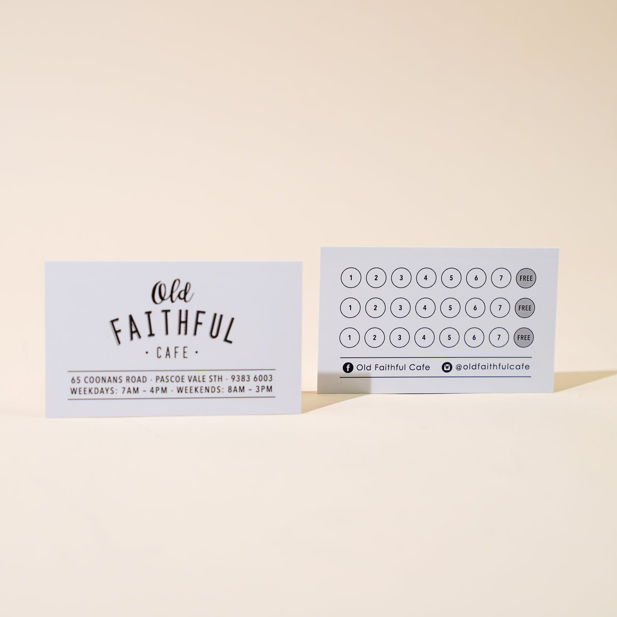 Coffee or Loyalty Cards