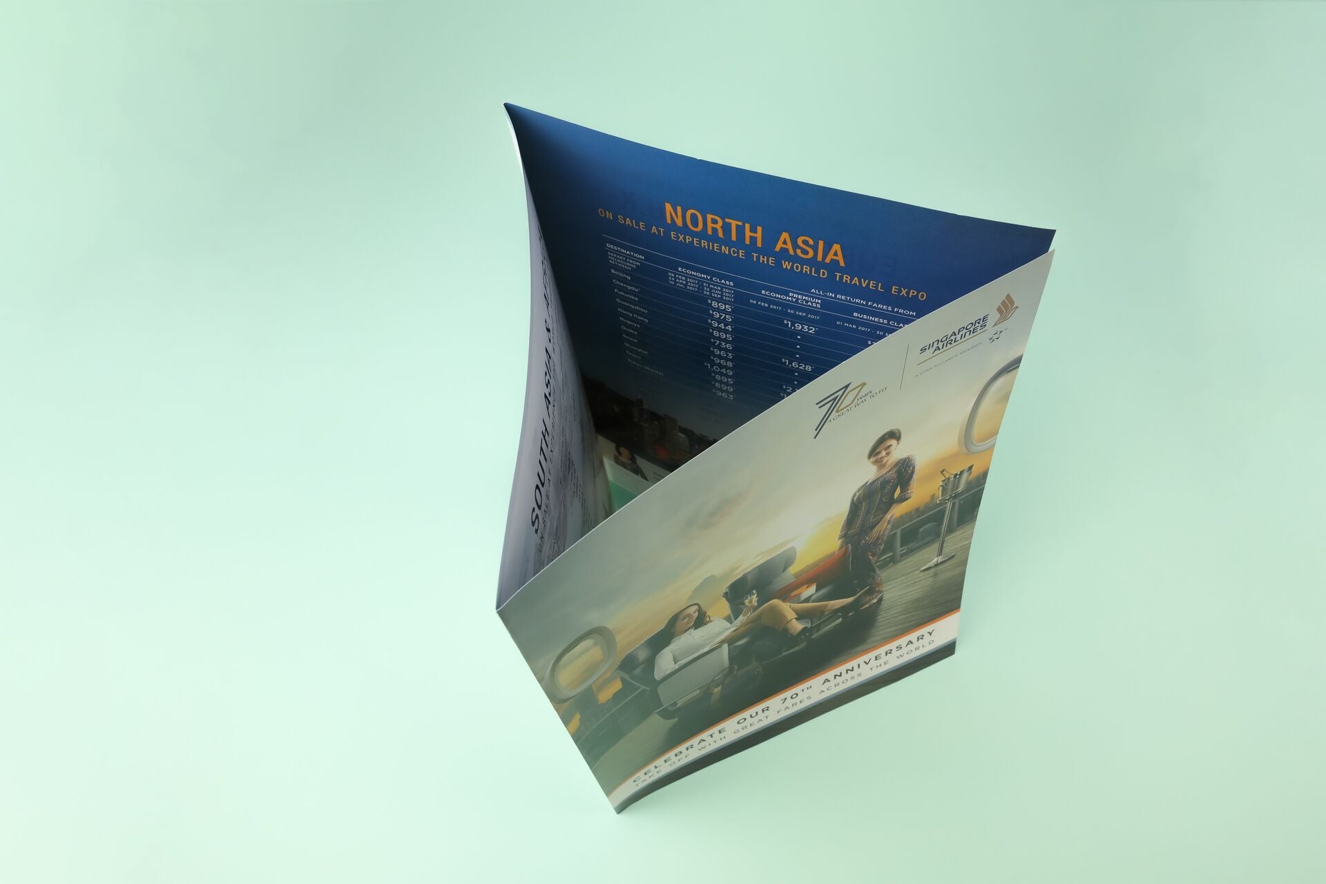 6pp A4 Brochure (Roll Fold)